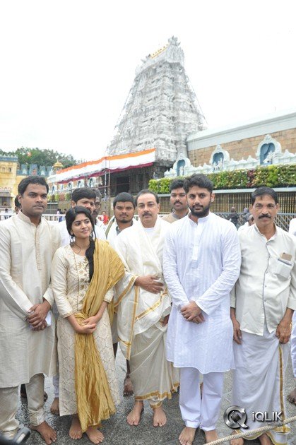 Lie-Movie-Team-At-Tirumala
